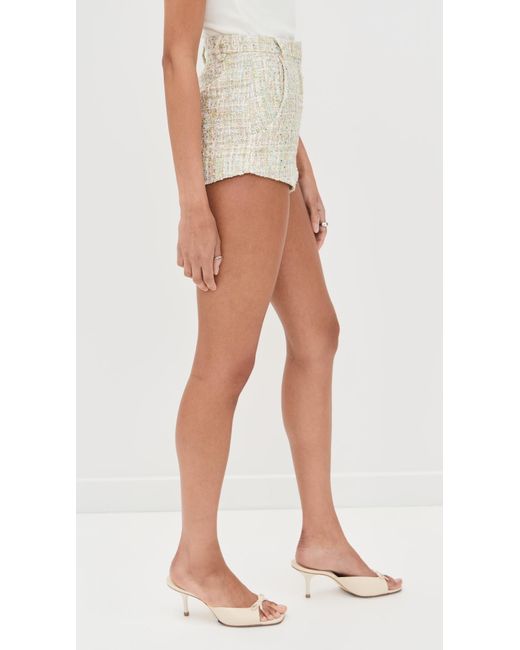Line & Dot White Clover Shorts