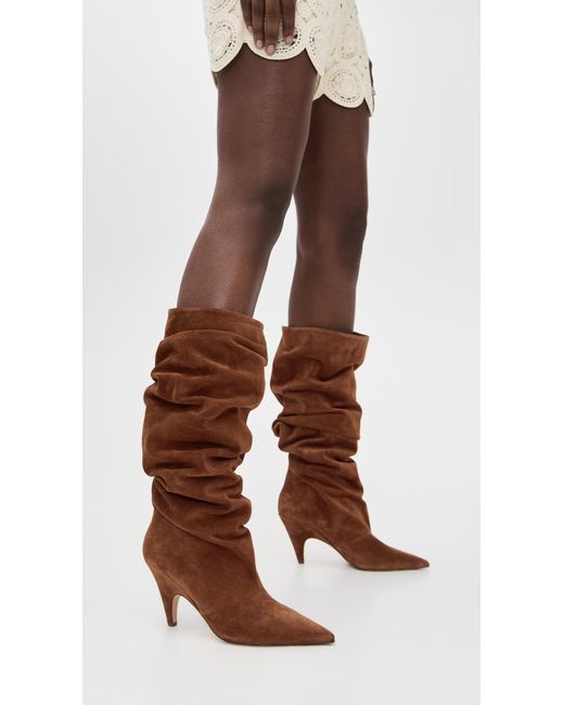 Alexandre Birman Brown Tati Slouch Boots