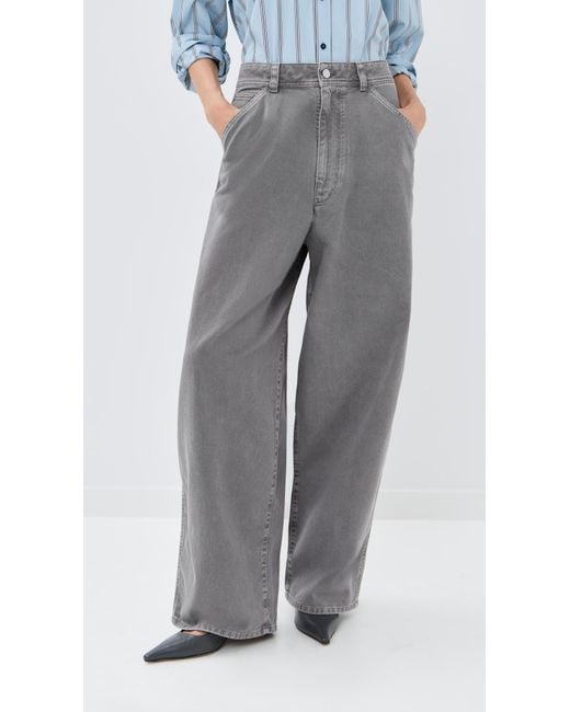 Lemaire Gray Large Pants