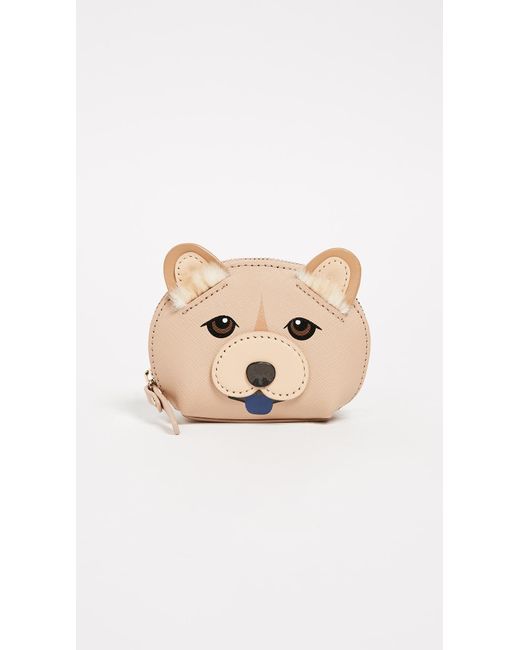 Kate Spade Chow Chow Coin Purse in Natural | Lyst
