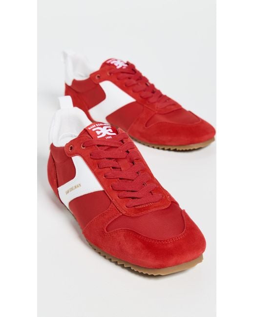 Sam Edelman Red Zaria Sneakers