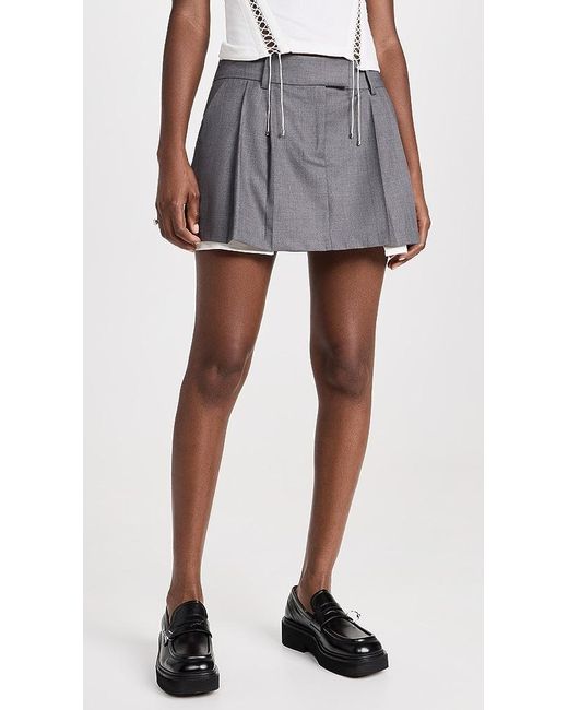 Wayf Exposed Pocket Mini Skirt in Black Lyst