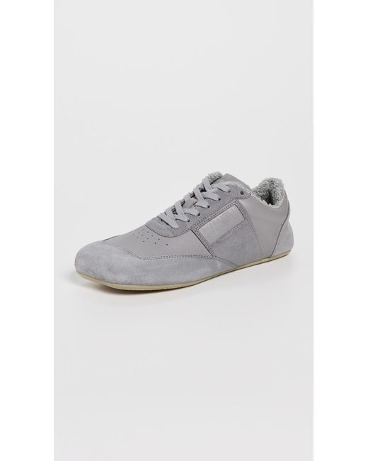 MM6 by Maison Margiela White Leather Sneakers