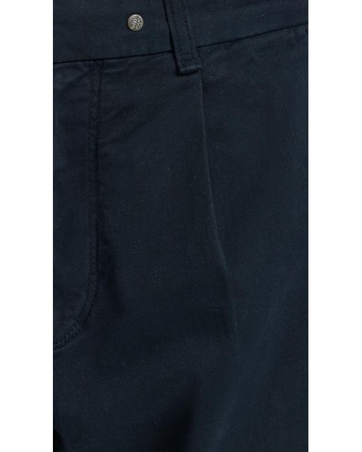 Rag & Bone Blue Pleated Chino Pants for men