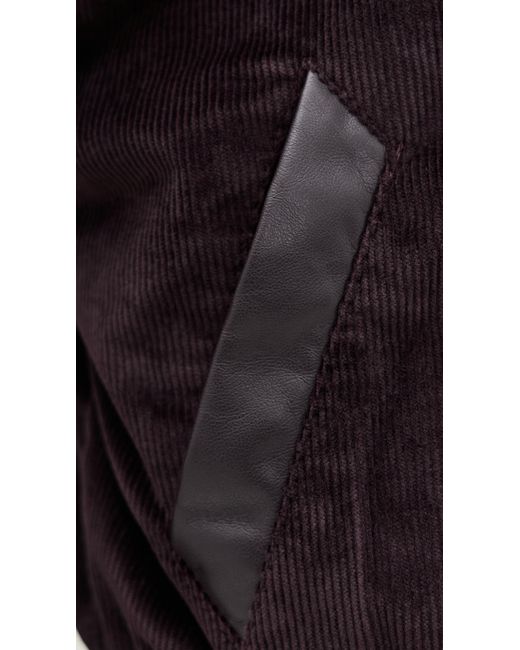 Rag & Bone Black Lara Corduroy Jacket