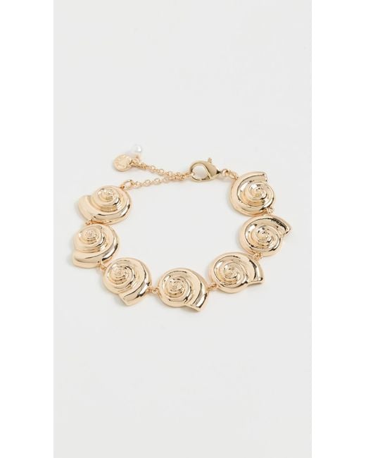 BaubleBar Metallic Sheila Shell Bracelet