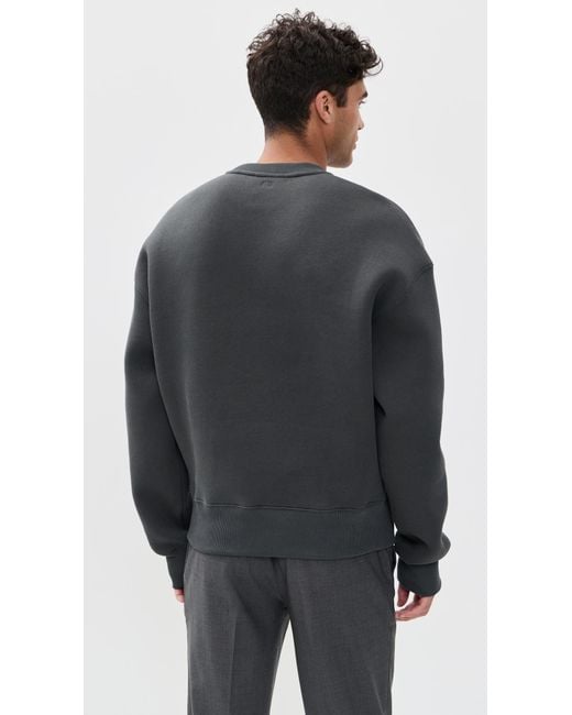 AMI Black Big Adc Sweatshirt for men