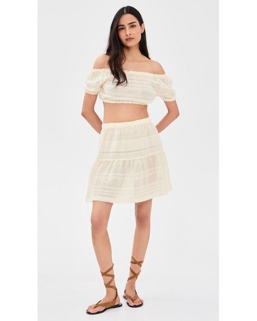 Lemlem Natural Cheri Skirt