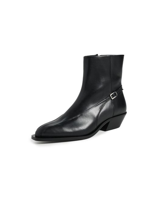 Alohas Black Lizzie Leather Ankle Boots