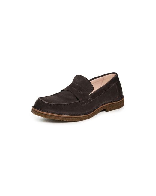 Astorflex Brown Mokaflex Suede Loafers for men
