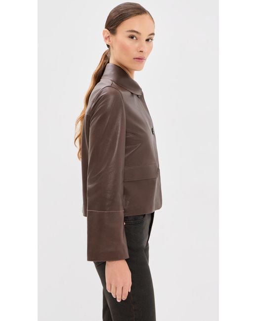 Arma Brown Vintage Leather Jacket