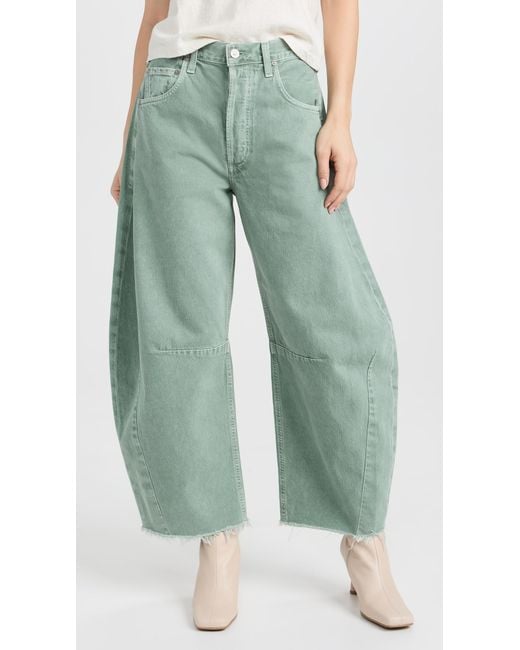 Citizens of Humanity Green Horseshoe Jeans