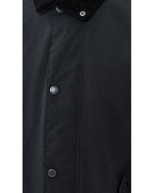 Barbour Blue Winter Powell Waterproof Jacket for men