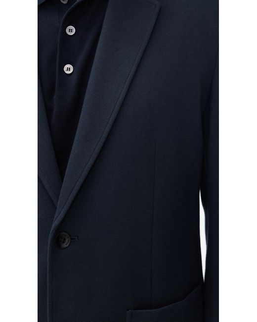 Rag & Bone Blue Butler Patch Pocket Blazer for men