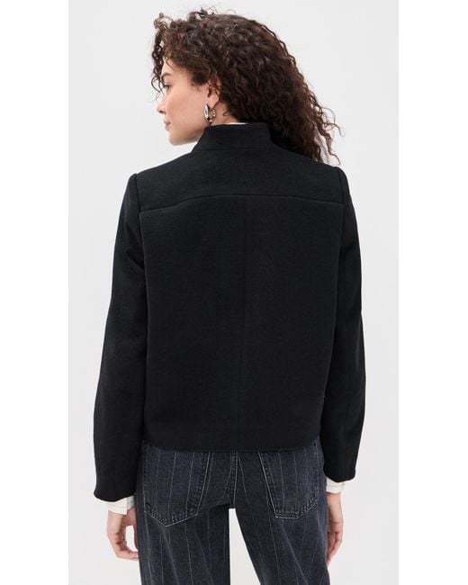 House of Dagmar Black Short Curved Jacket