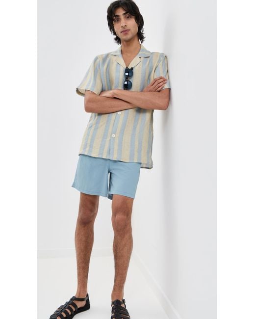 Bather Blue Solid Swim Trunks 5 for men