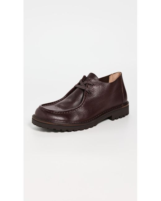 Astorflex Brown Beenflex Leather Lug Sole Lace Up Boots for men