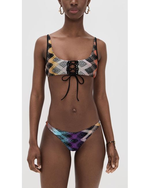 Missoni Brown Bikini Set