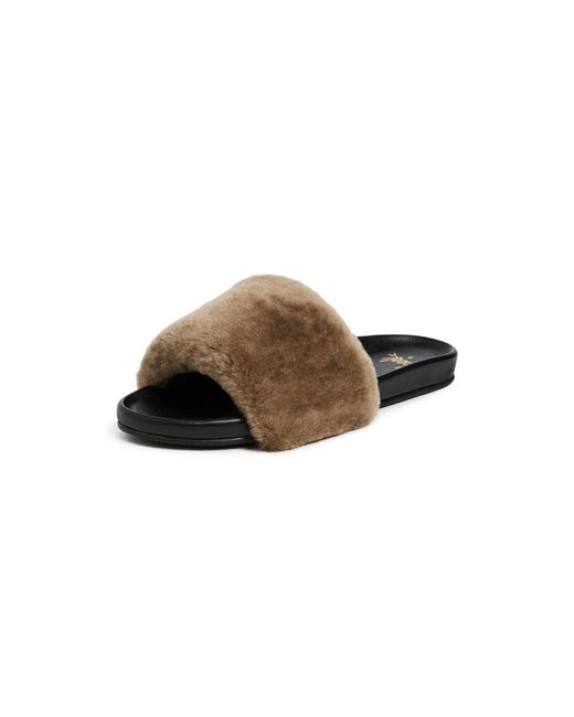 Beek Multicolor Gallito Mas Shearling Sandals