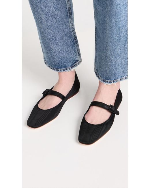 Loeffler Randall Ginger Mary Jane Flats in Black Lyst