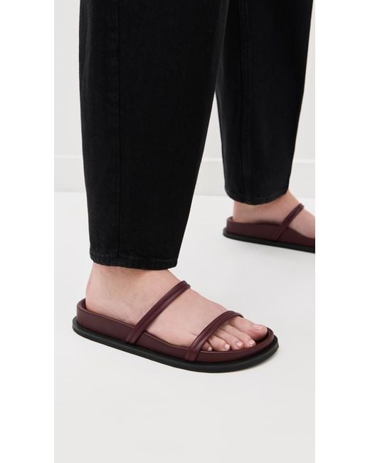 St. Agni Multicolor Fine Double Strap Slides