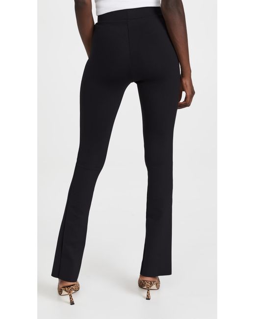 Commando Black Neoprene Split Front Pants