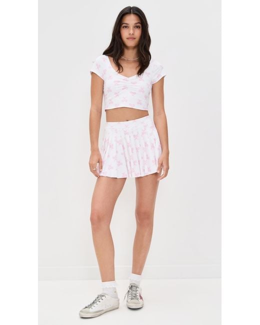 LoveShackFancy Black Kudura Top