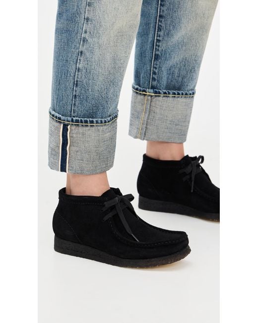Clarks Black Wallabee Boots