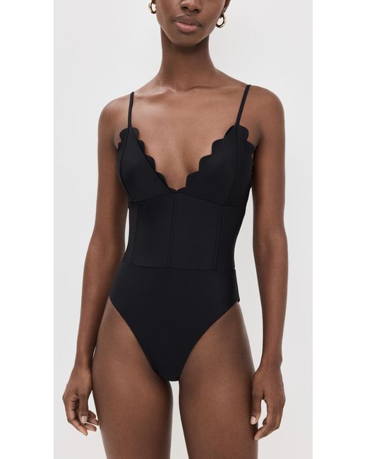 Ramy Brook Black Mikayla One Piece