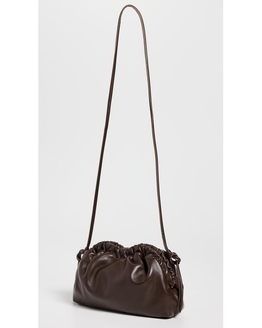 Mansur Gavriel Brown Mini Cloud Clutch