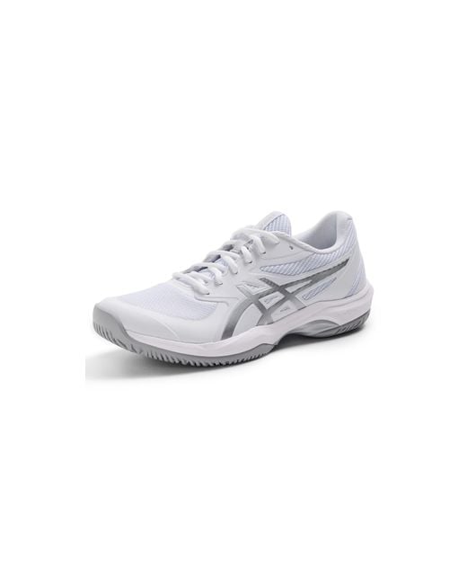 Asics White Game Ff Tennis Sneakers