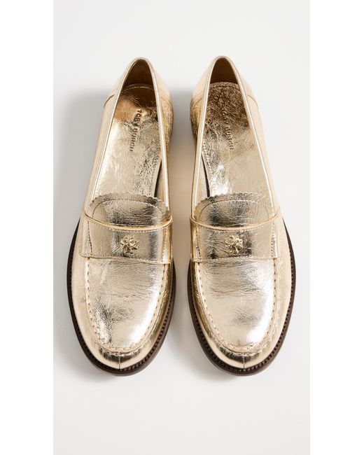 Tory Burch White Classic Loafers