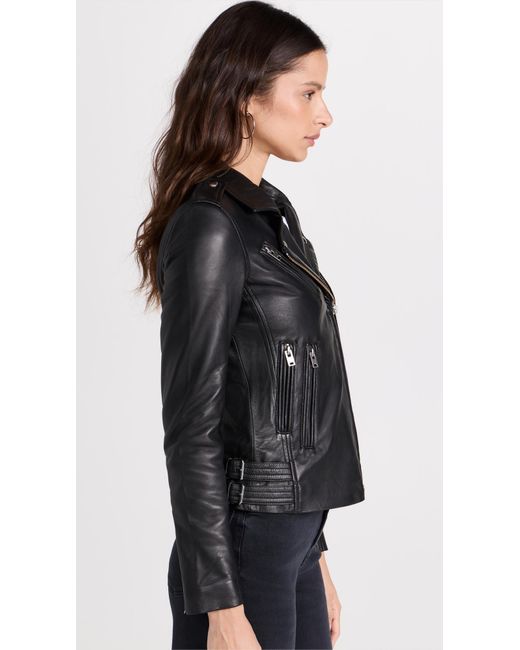 IRO Black Han Leather Jacket