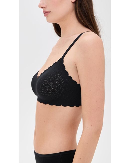 B.tempt'd Black B. Tempt'D By Wacoal B. Wow'D Lace Wirefree Bra