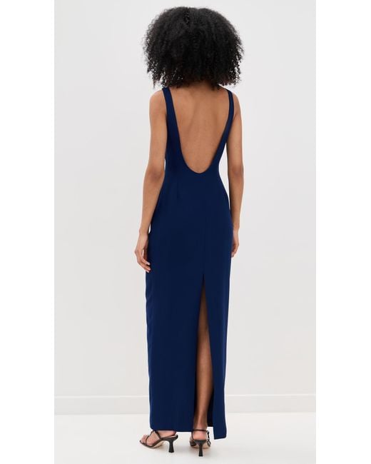 Amanda Uprichard Marbella Maxi Dress in Blue | Lyst