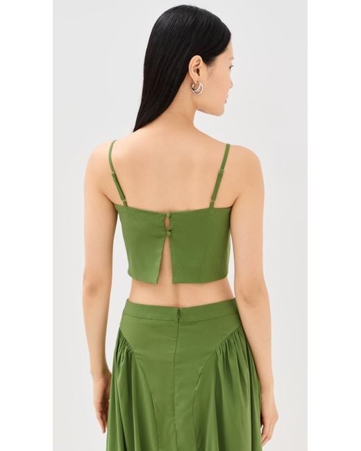 Azeeza Green Walton Top