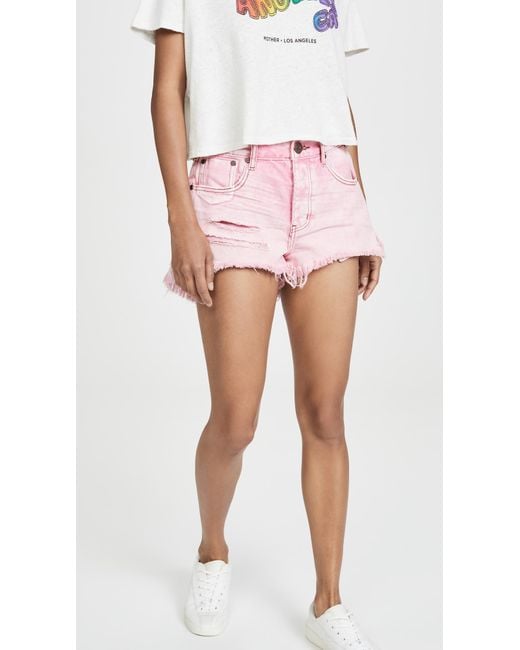 one teaspoon le wolves shorts