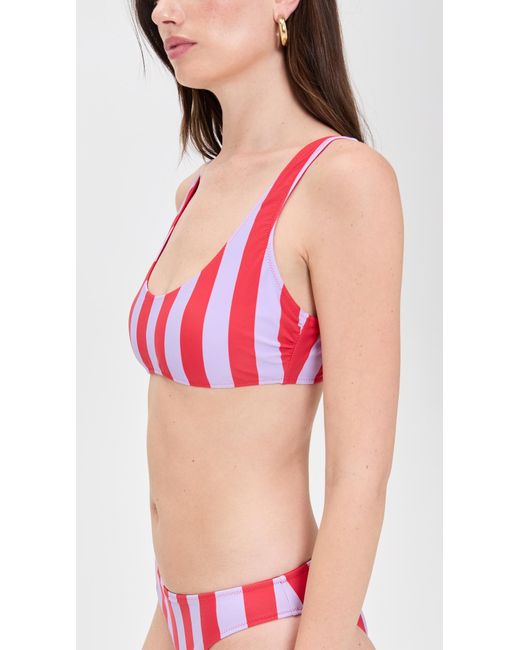 Solid & Striped Pink The Elle Bikini Top