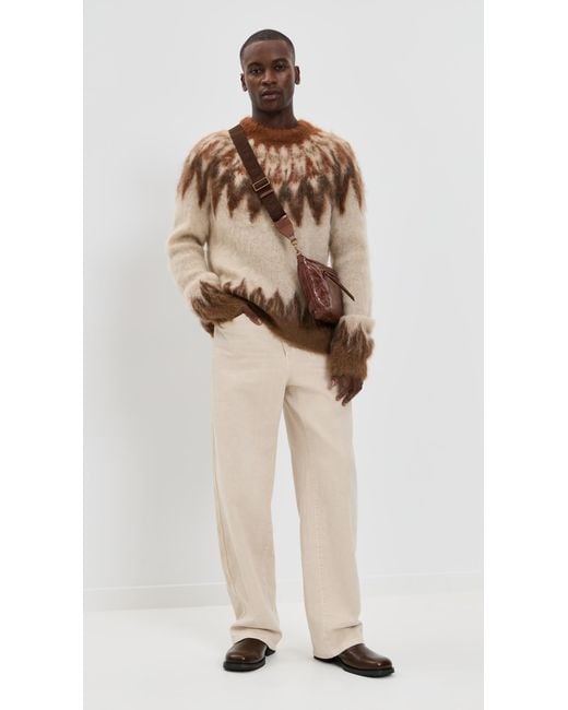 Isabel Marant Brown Nicolas Pullover for men