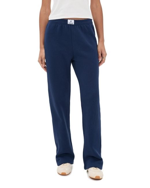 PARKE Blue Boxer Sweatpants