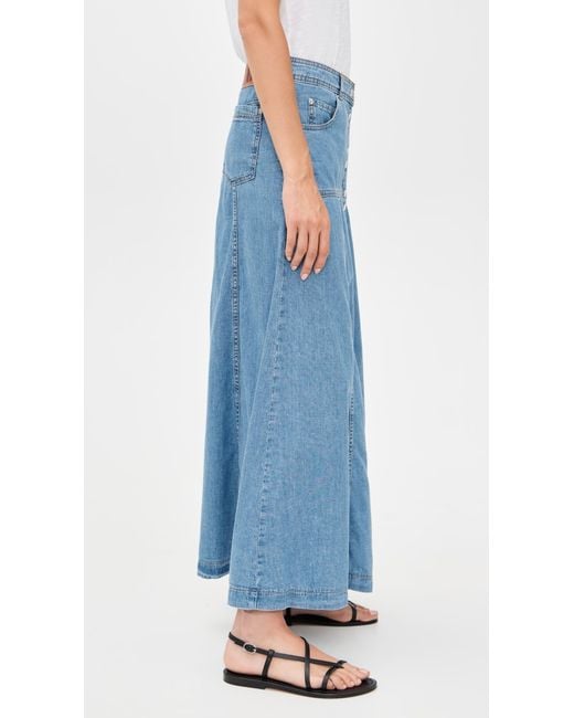 Ba&sh Blue Laddie Skirt