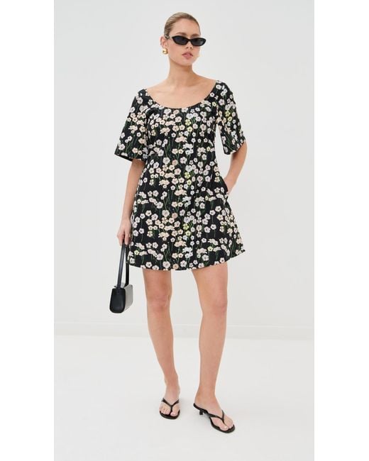 BERNADETTE Black Manou Short Dress