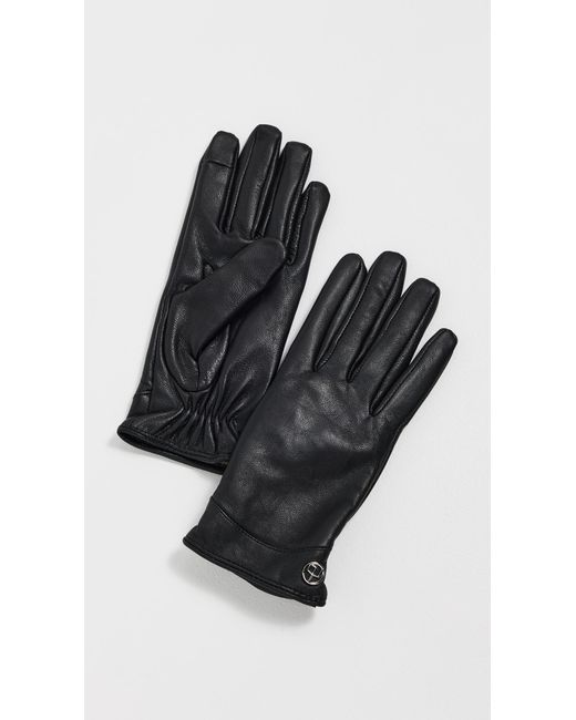 Rag & Bone Black Joni Leather Gloves