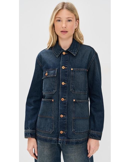 SLVRLAKE Denim Blue Worker Jacket