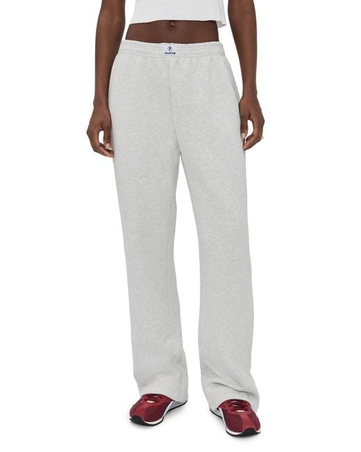 PARKE White Boxer Sweatpants