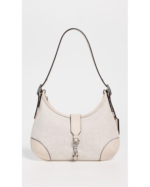 COACH Pink The Originals Signature Jacquard Handbag