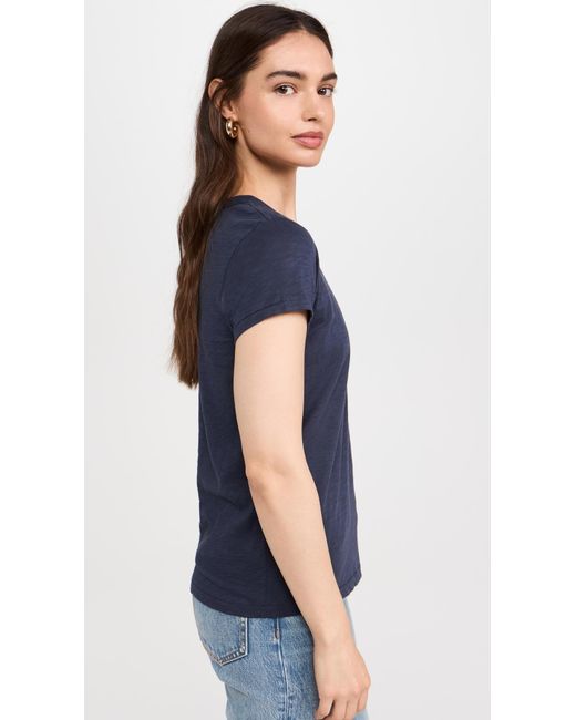 Rag & Bone Black The Slub Tee