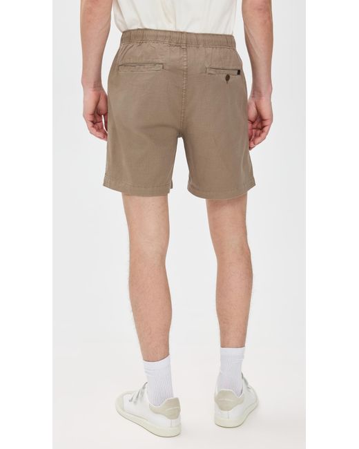 Faherty Brand Natural Essential Drawstring Shorts for men