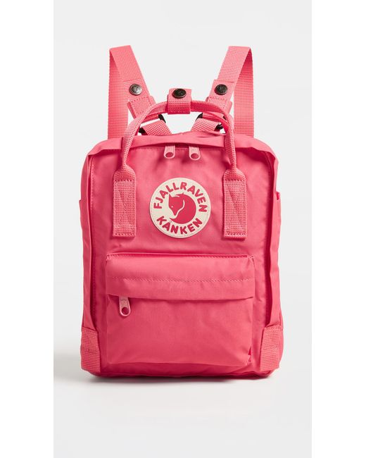 Fjallraven Kanken Mini Backpack in Peach Pink (Pink) | Lyst
