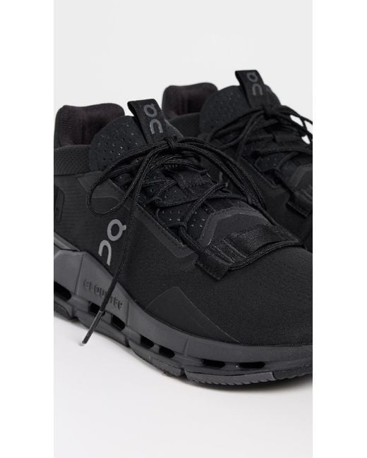 On Shoes Black Cloudnova 2 Sneakers for men